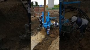Day's 4 Giken Silent Piler Sheet Pile Driving Installation