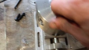 Проточка планшайбы и "посадка" патрона на ТВ 4.