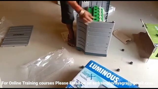 Inverter connection at Home| How to connect Luminous inverter and give power to cctv camera|T.Part-