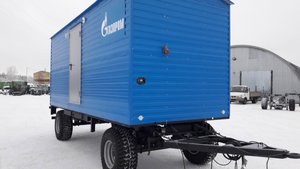 вагон дом сушилка на прицепе тракторном