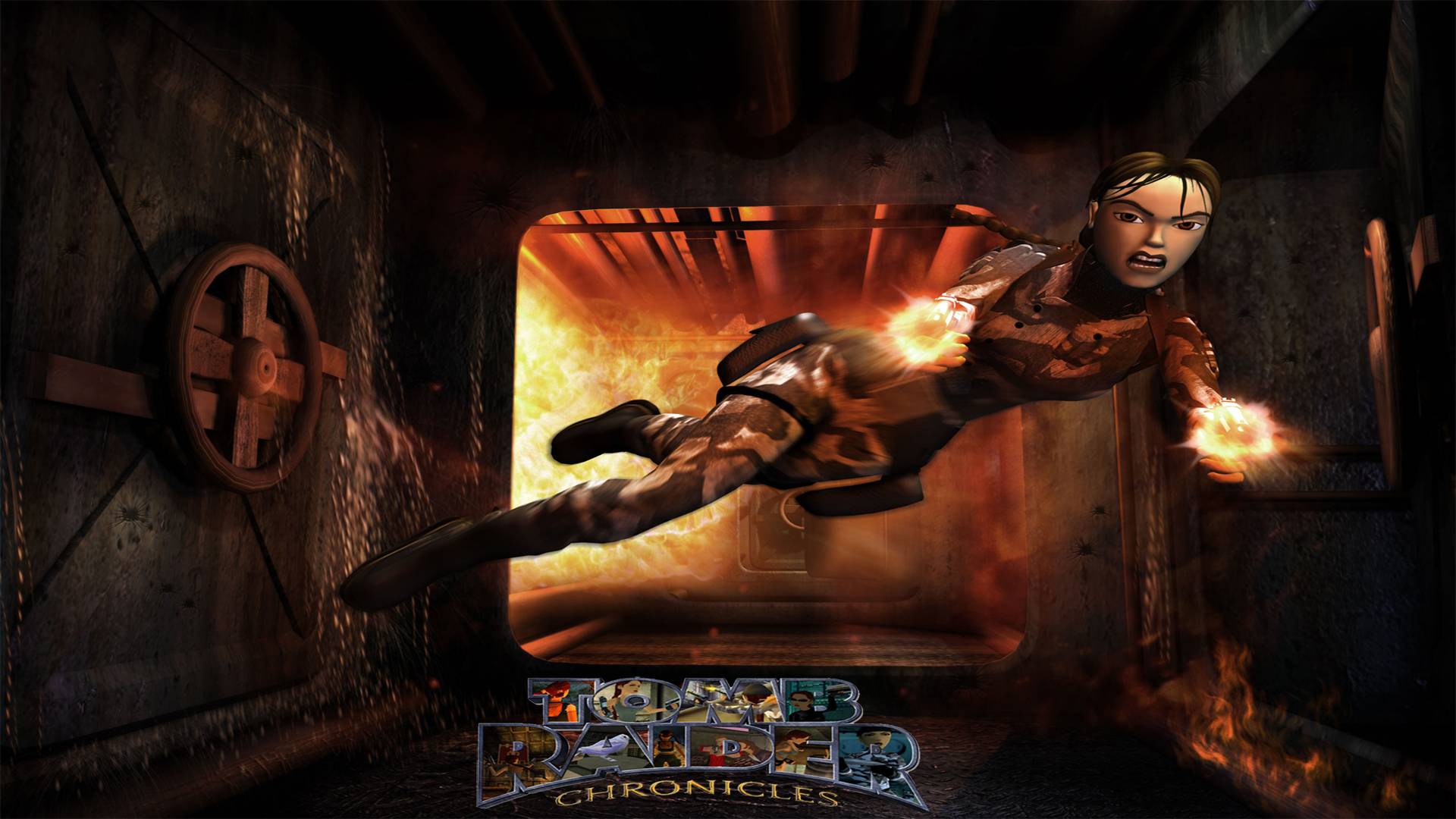 Tomb Raider. Chronicles. (PS1) Глава 2. 2-The Submarine; 3-Deepsea dive; 4- Sinking submarine.