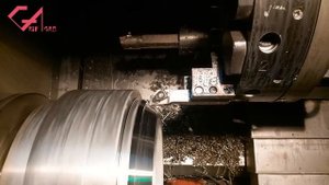 Точение обечайки на токарном станке с ЧПУ