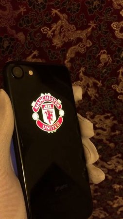 iPhone 7 jet black Manchester United