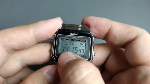 How to Setup Casio A700W ( Time, Date, Alarm A-700W A700 )