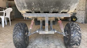 Самодельный прицеп для квадроцикла и машины