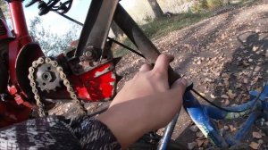 Покатушка на Дырчике из бензопилы дружба