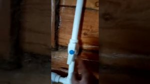 Установка водной станции джамбо в доме