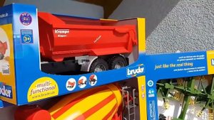 BRUDER toys COMBINE harvester UNBOXING!