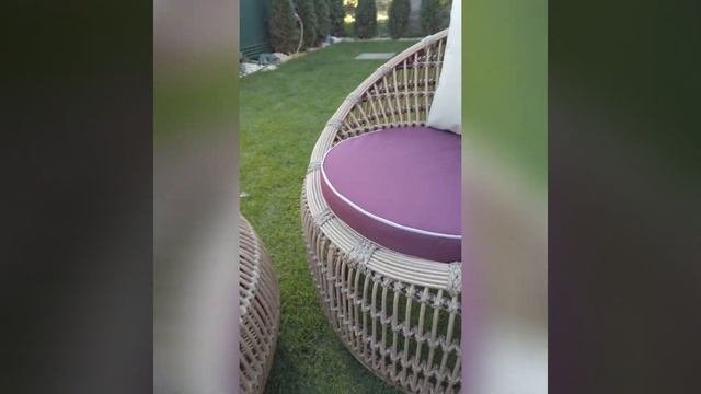 Балконная группа Лучиано из искусственного ротанга от фабрики Malacca #handmade #home #homedecor