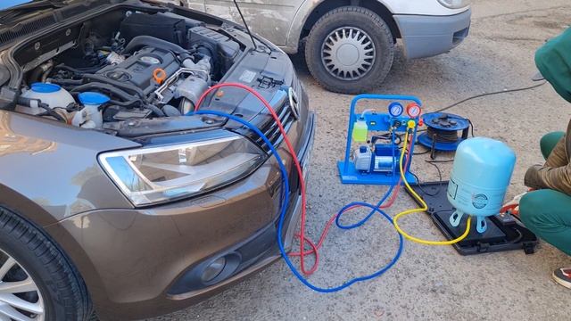 Заправка кондиционера авто