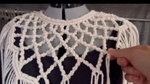МК платье Макраме. МК одежда макраме. DIY macrame. Как плести платье макраме.