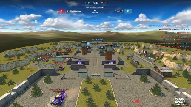 The Dreamers Vs Priora | TankiSport 2022 Major Rankings II | Swiss Stage смотреть онлайн