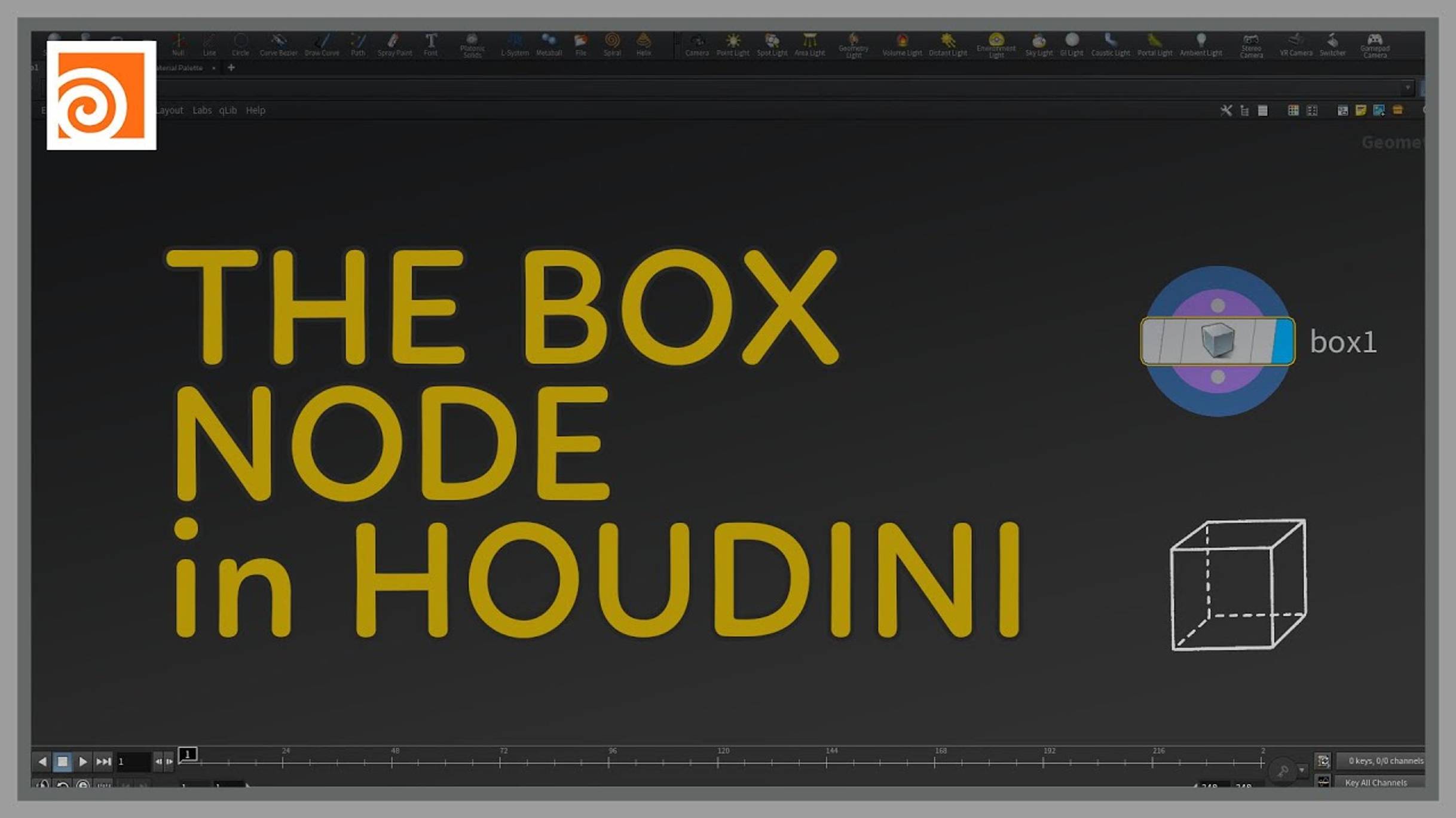 02 The Box Node in Houdini