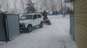 Самодельный снегоход