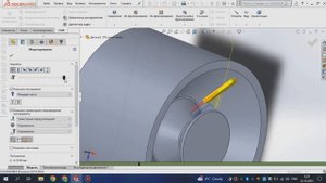 face groove on cnc lathe/торцевая канавка