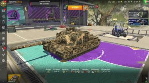 Tanks Blitz и Финальная стадия на пути прокачки  FV205b Alligator  #танки #блитз #мобильные #танки #