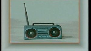 Заставка ВИД. Телевизор из газет 1994