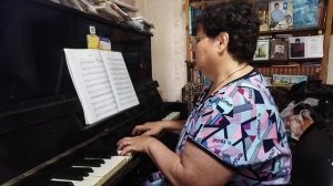 "Песня про зайцев" на фортепиано