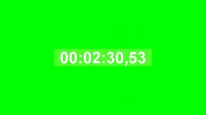 секундомер 5 минут со звуком зеленый фон \ stopwatch 5 minutes with sound green background