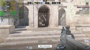 Counter Strike 2 AMD RX 6600 + Ryzen 5 5600X | 1080p All Settings Tested