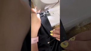 Подгибка низа платья