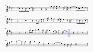 Чайки, не кричите. Гусейн Манапов. Видеоминус для альт саксофона