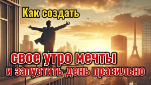 Как создать свое утро мечты и запустить день правильно. Саморазвитие