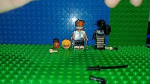 Обзор мини-фигурок лего по аниме "Человек-бензопила" (грантий великий)