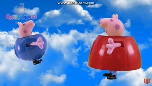 Свинка Пеппа и Джордж раздулись и взлетели в небо к ведьме Peppa Pig часть 1