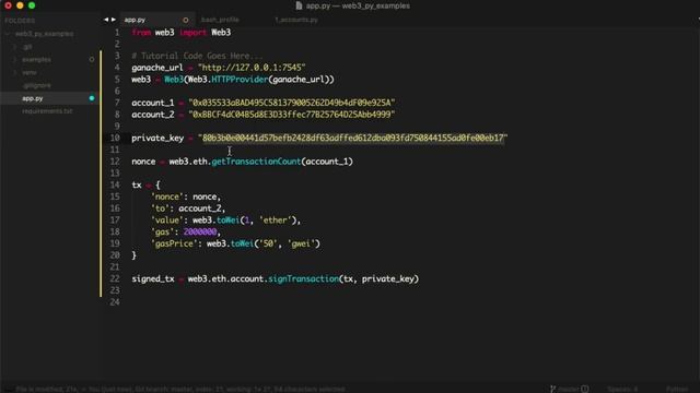 Blockchain Python programming tutorial [FULL COURSE] Web3.py смотреть онлайн