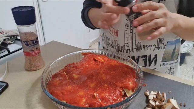Easy Cheesy Ravioli Lasagna #quickandeasy #easy recipe