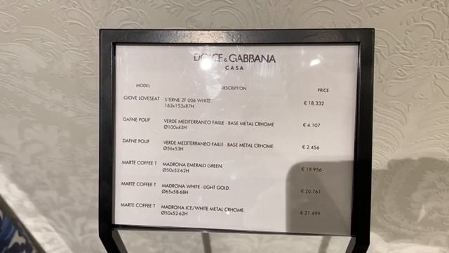 Dolce & Gabbana casa incredible new collection Milan Design Week 2024 🇮🇹 #italy #milan #mdw