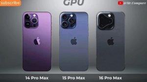 iPhone 16 Pro Max vs 15 Pro Max vs 14 Pro Max 🔥 Full Specs Comparison