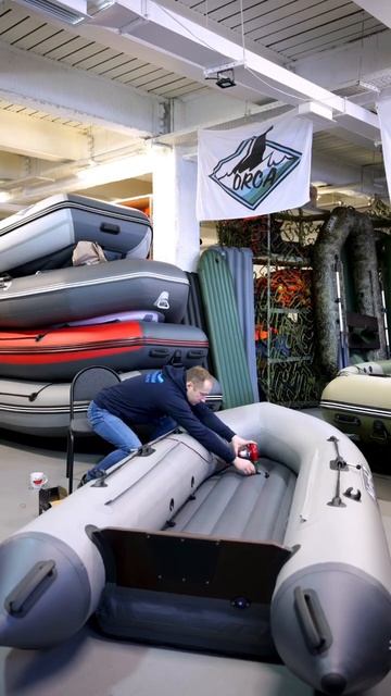 Эксперимент. Накачаем лодку NORD Z 295 штатным насосом #лодка #надувнаялодка #лодкапвх #купитьлодку
