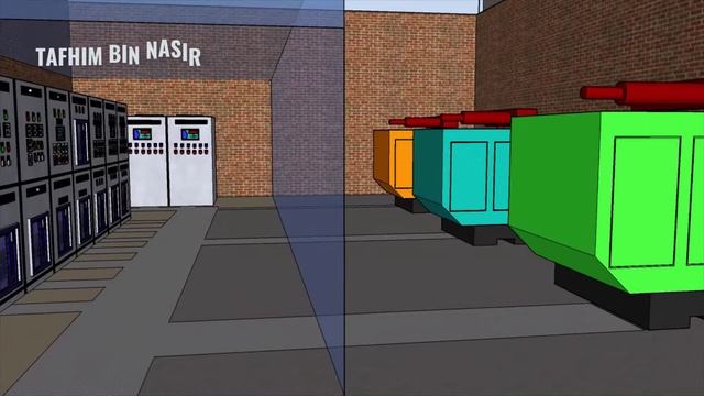 11KV/400V 2.5MVA Indoor Distribution Substation 3D Modeling