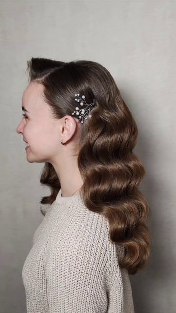 классический Голливуд ✨😍 #hairstyle#саратов #hair#голливуд#голливудскаяволна#прически