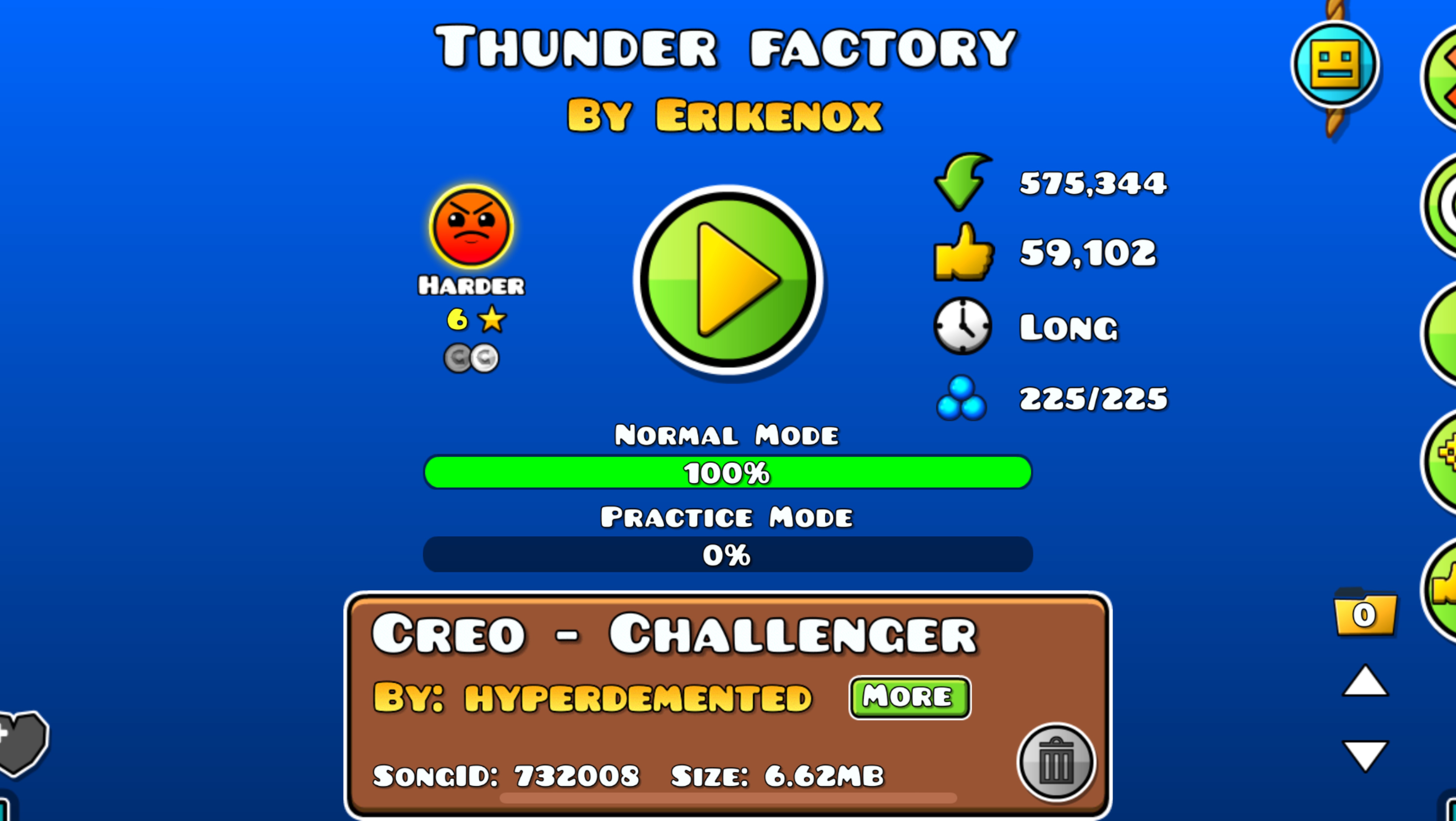 Thunder Factory/ geometry dash 2.207 not of mulpan! смотреть онлайн