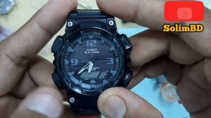 How to set Time on Casio Tough Solar AQ-S810W | Casio 5208 Time Setting