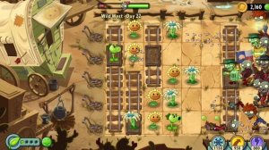 растения против зомби 2 дикий запад день 22