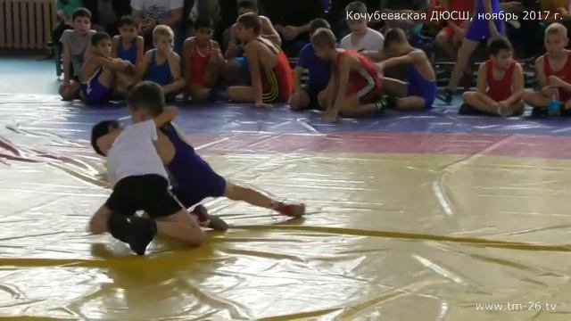 Турнир по греко-римской борьбе. Кочубеевское. Ноябрь 2017 г.