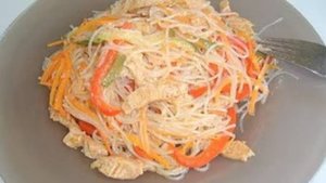 Фунчоза с соевым мясом. Маринкины творинки. Всем МИРА и Добра!