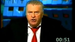 Жириновский говорит на немецком