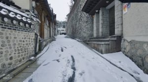 Snowy Bukchon Hanok Village Walking Tour ｜ Winter Charm in Seoul