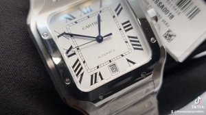 Cartier Santos Automatic Large White Dial WSSA0018