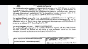 Ipu counselling 2020 spot round 2|Schedule of spot round|documents required|Choice filling|last dat