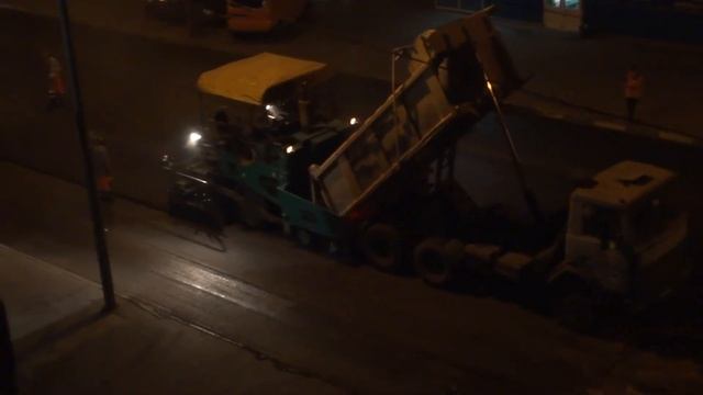 укладка асфальта