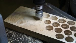 Вытачивание шариков из дерева китайской фрезой