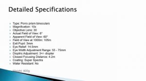 Canon 10x30 is Binoculars Review