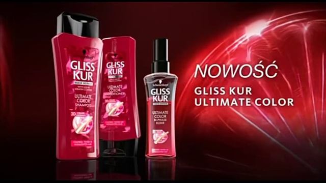 Реклама коллекции для окрашенных волос от Schwarzkopf Gliss Kur Ultimate Colour (2013-2016) смотреть онлайн