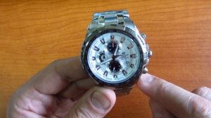 Casio Edifice EF-539D-7A видео обзор